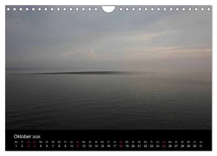 Produktbild: NORDSEE IMPRESSIONEN (Wandkalender 2026 DIN A4 quer), CALVENDO Monatskalender