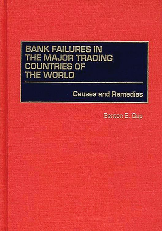 Produktbild: Bank Failures in the Major Trading Countries of the World