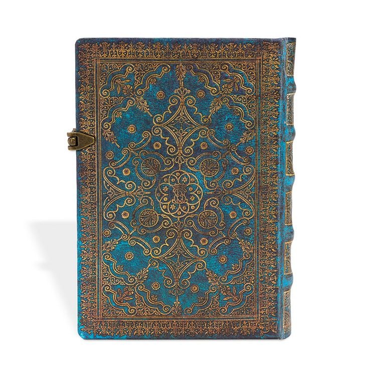 Produktbild: Hardcover Notizbuch Azurblau, Midi, Liniert