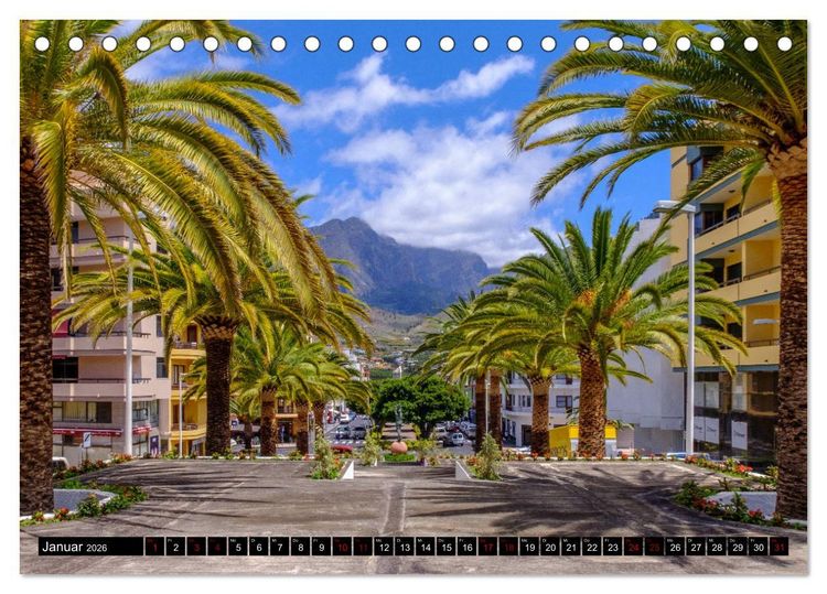 Produktbild: Natur pur erleben auf La Palma (Tischkalender 2026 DIN A5 quer), CALVENDO Monatskalender