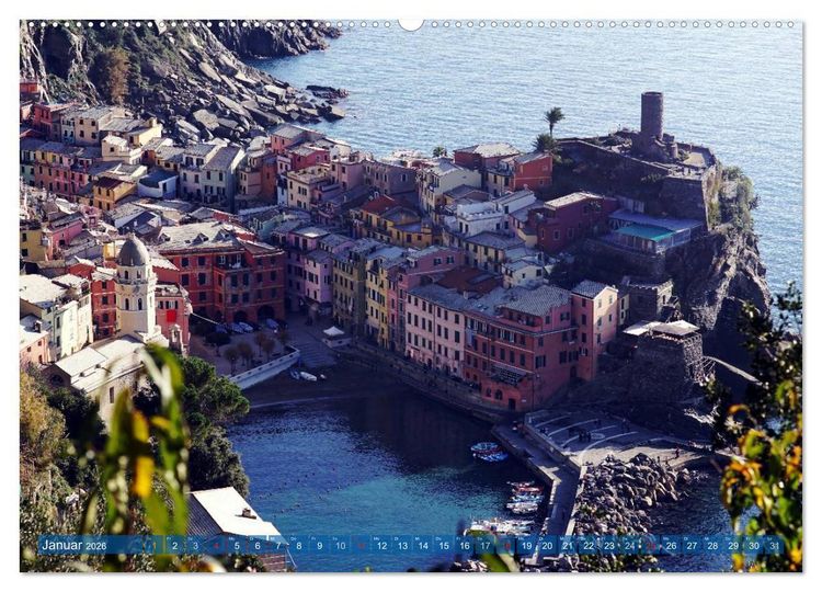 Produktbild: Wege durch die Cinque Terre (Wandkalender 2026 DIN A2 quer), CALVENDO Monatskalender