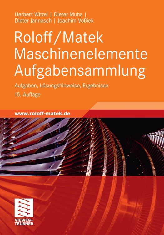 Produktbild: Roloff/Matek Maschinenelemente Aufgabensammlung
