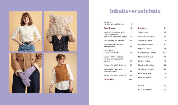 Produktbild: Mindful Knitting &ndash; Dein ADHS-Strickguide