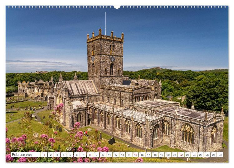 Produktbild: Gro&szlig;britannien - Wales (hochwertiger Premium Wandkalender 2026 DIN A2 quer), Kunstdruck in Hochglanz