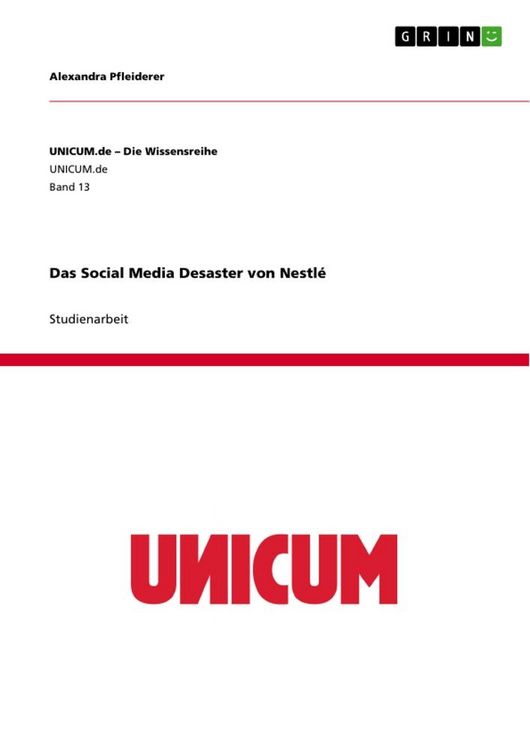 Produktbild: Das Social Media Desaster von Nestl&eacute;