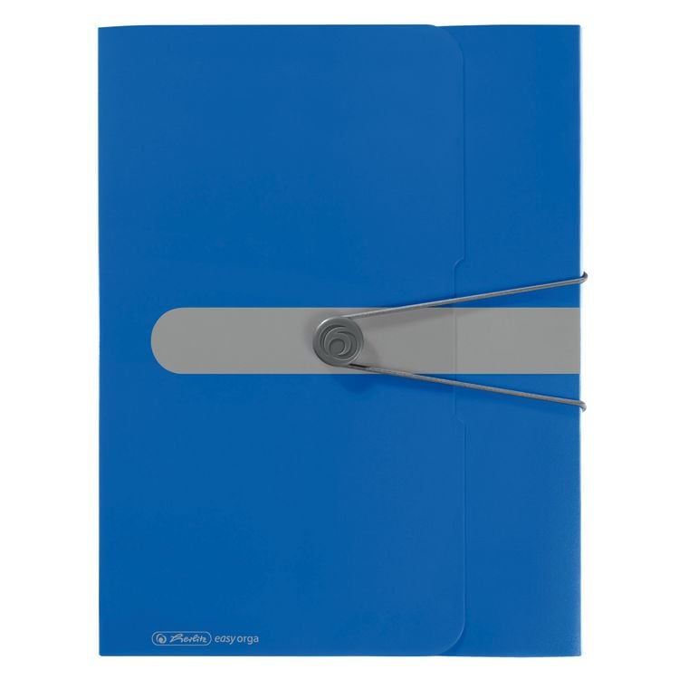 Produktbild: Herlitz Sammelbox A4 PP, Opak Blau, R&uuml;ckenbreite 4cm
