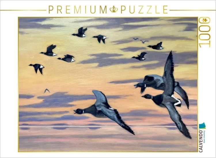 Produktbild: CALVENDO Puzzle Ringelg&auml;nse | 1000 Teile Lege-Gr&ouml;&szlig;e 64x48cm Foto-Puzzle f&uuml;r gl&uuml;ckliche Stunden