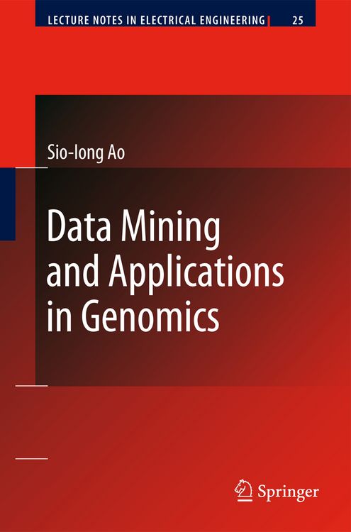 Produktbild: Data Mining and Applications in Genomics