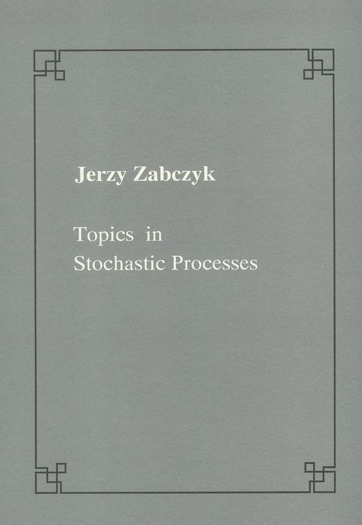 Produktbild: Topics in stochastic processes