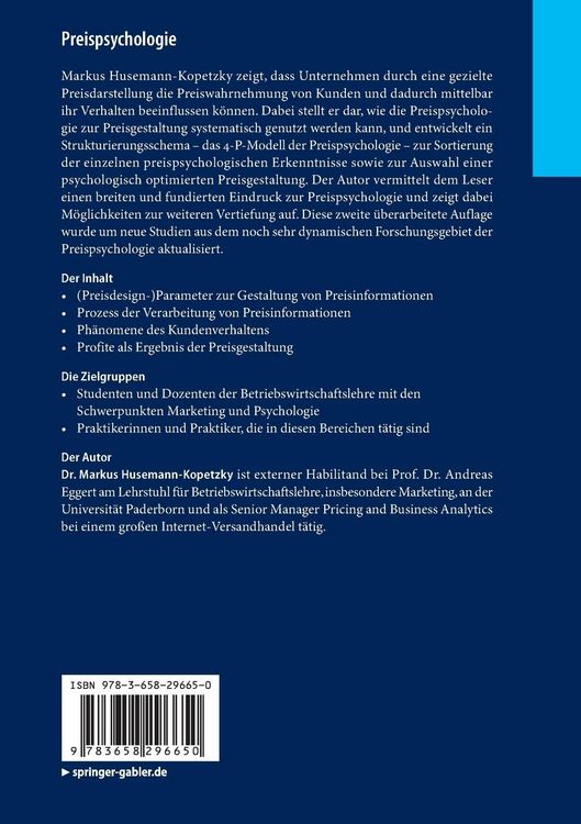 Produktbild: Preispsychologie