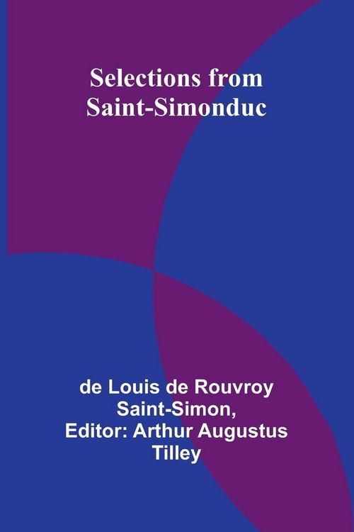 Produktbild: Selections from Saint-Simon