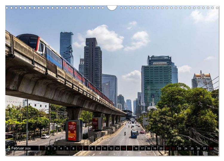 Produktbild: Bangkok - pulsierende Hauptstadt Thailands (Wandkalender 2026 DIN A3 quer), CALVENDO Monatskalender