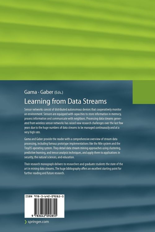 Produktbild: Learning from Data Streams