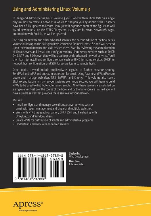 Produktbild: Using and Administering Linux: Volume 3
