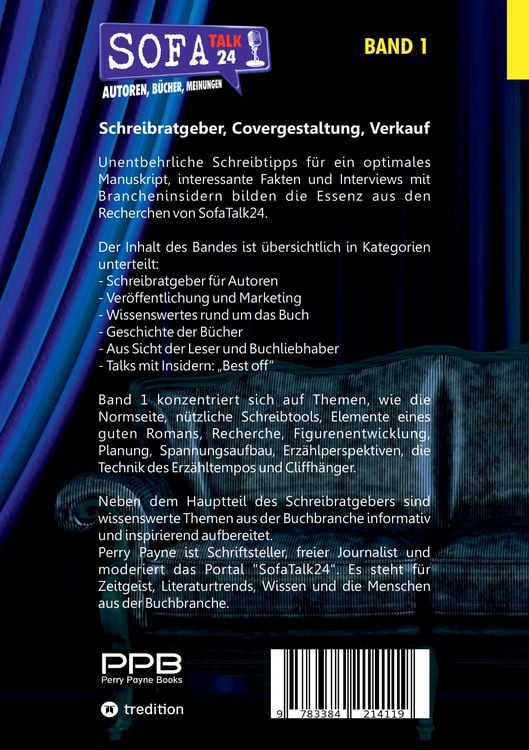 Produktbild: SofaTalk24 - Das offizielle Buch zum Talk / Schreibratgeber, Marketingtipps, Brancheninfos und Talkrunden mit Insidern