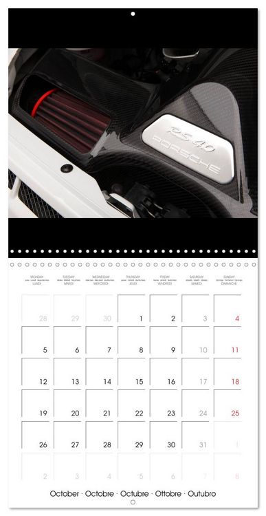 Produktbild: Porsche 911 GT3 RS 4.0 (Wall Calendar 2026 12 &times; 12 Inch) CALVENDO 12 Month Wall Calendar