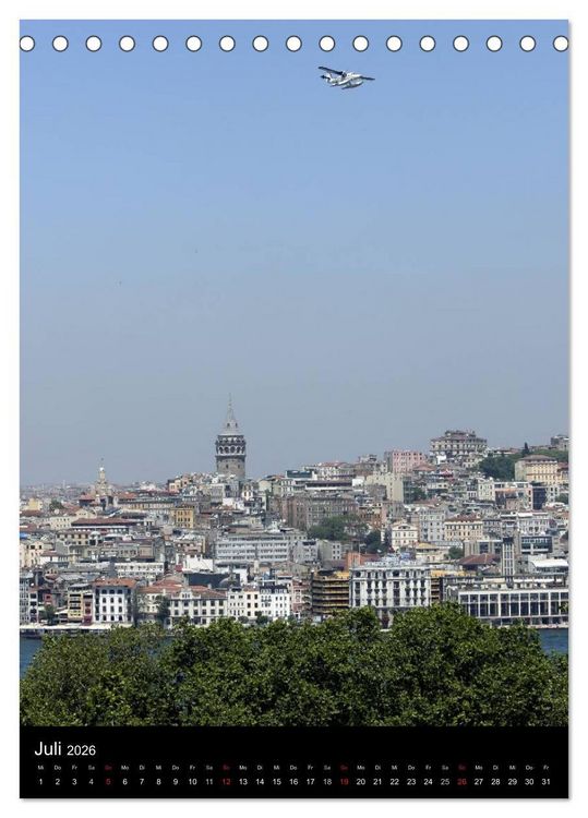 Produktbild: Istanbul, die Perle am Bosporus (Tischkalender 2026 DIN A5 hoch), CALVENDO Monatskalender