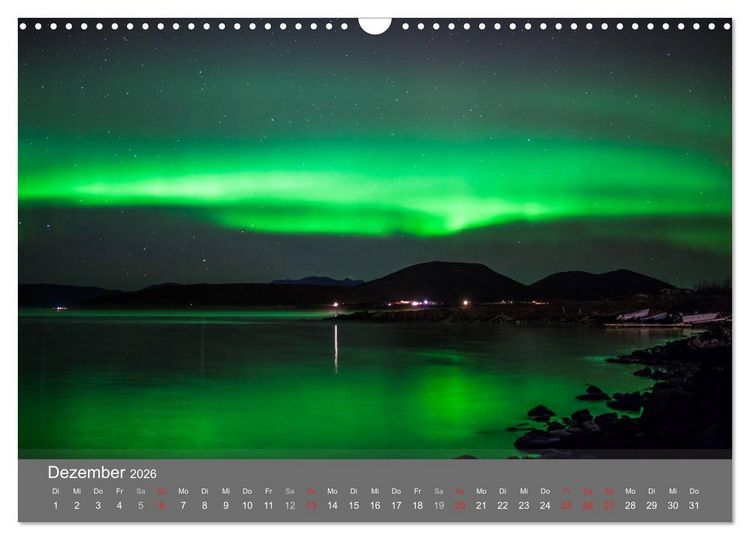 Produktbild: Island 2026 (Wandkalender 2026 DIN A3 quer), CALVENDO Monatskalender