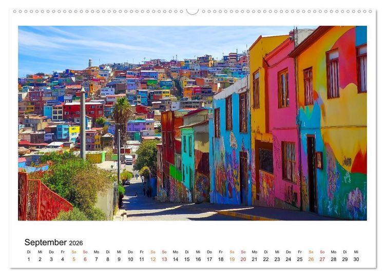 Produktbild: Magische Farbwelten der Erde (hochwertiger Premium Wandkalender 2026 DIN A2 quer), Kunstdruck in Hochglanz