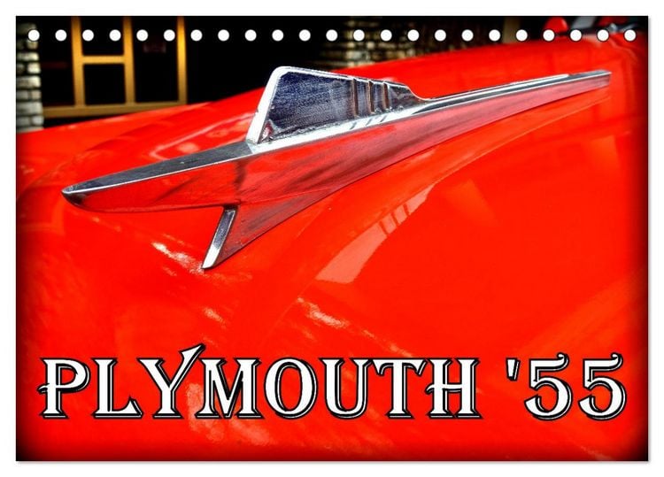 Produktbild: PLYMOUTH '55 (Tischkalender 2026 DIN A5 quer), CALVENDO Monatskalender