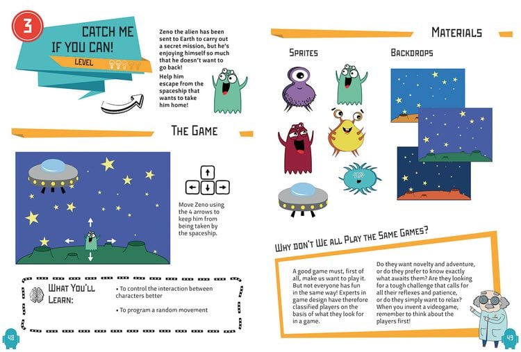 Produktbild: Programmiere lustige Computerspiele mit Scratch