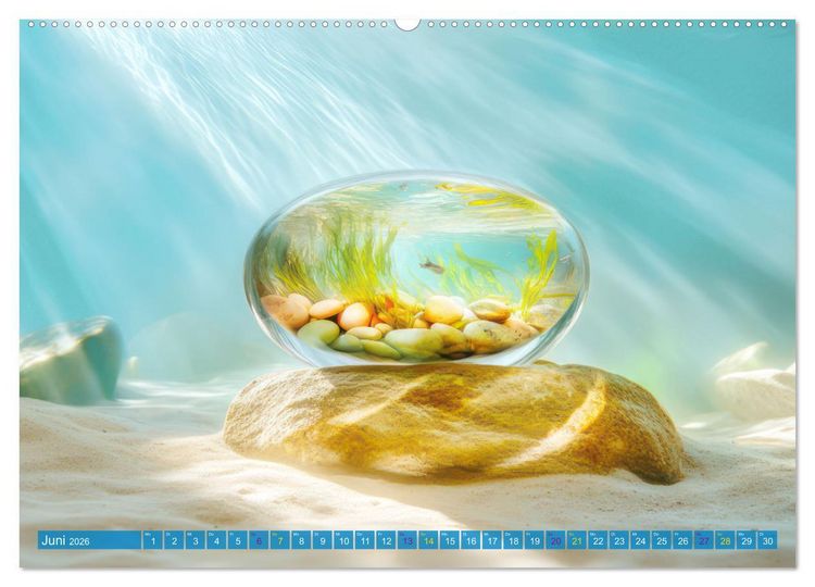 Produktbild: Meditativ und fantasievoll (Wandkalender 2026 DIN A2 quer), CALVENDO Monatskalender