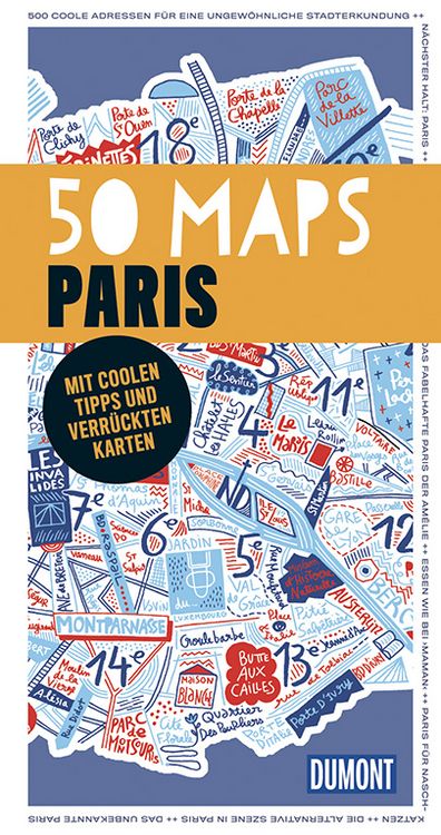 Produktbild: 50 Maps Paris (DuMont Reisef&uuml;hrer)