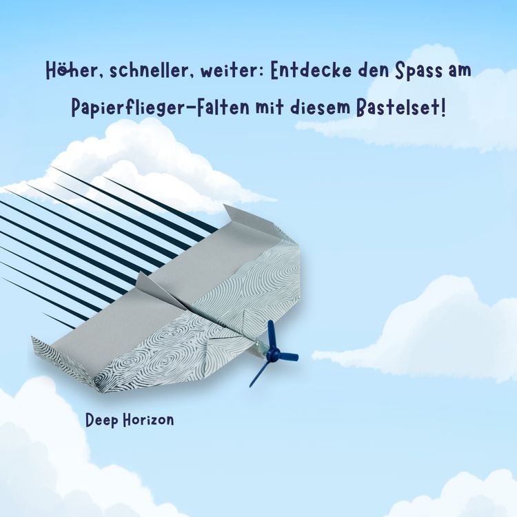 Produktbild: Kreativ-Set Turbo-Papierflieger mit Propeller