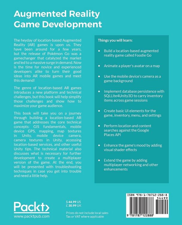 Produktbild: Augmented Reality Game Development