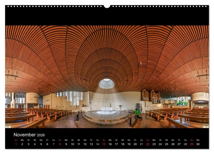 Produktbild: Kapellen, Kirchen und Kathedralen 2026 (hochwertiger Premium Wandkalender 2026 DIN A2 quer), Kunstdruck in Hochglanz