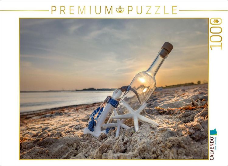 Produktbild: CALVENDO Puzzle Morgenstimmung am Strand von Glowe | 1000 Teile Lege-Gr&ouml;&szlig;e 64x48cm Foto-Puzzle f&uuml;r gl&uuml;ckliche Stunden