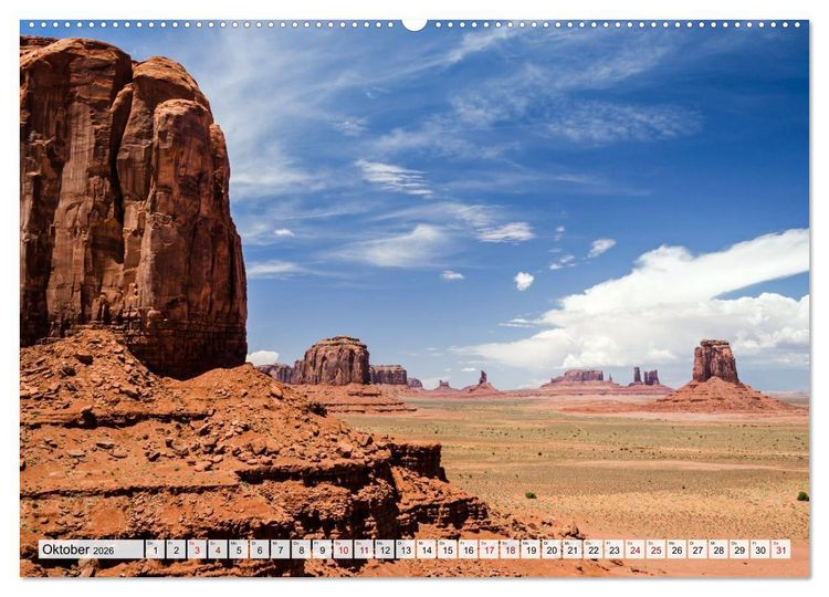 Produktbild: USA: Roadtrip durch die W&uuml;ste (hochwertiger Premium Wandkalender 2026 DIN A2 quer), Kunstdruck in Hochglanz
