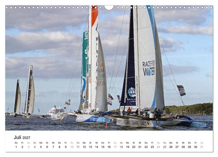 Produktbild: Gigantische Segel-Trimarane (Wandkalender 2027 DIN A3 quer), CALVENDO Monatskalender