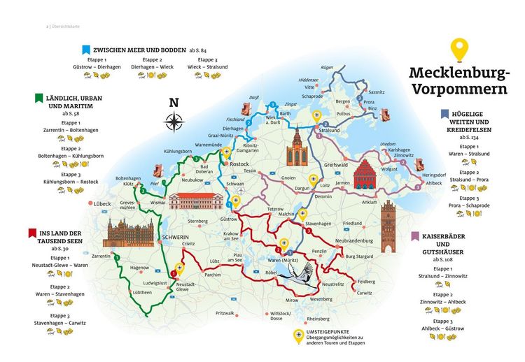 Produktbild: ADAC Roadtrips Mecklenburg-Vorpommern mit Ostseek&uuml;ste