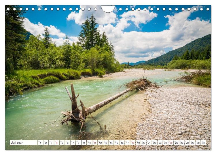 Produktbild: Ein Sommer in den Bayerischen Alpen (Wandkalender 2027 DIN A4 quer), CALVENDO Monatskalender
