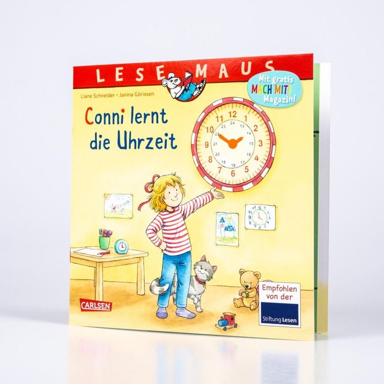 Produktbild: LESEMAUS 190: Conni lernt die Uhrzeit
