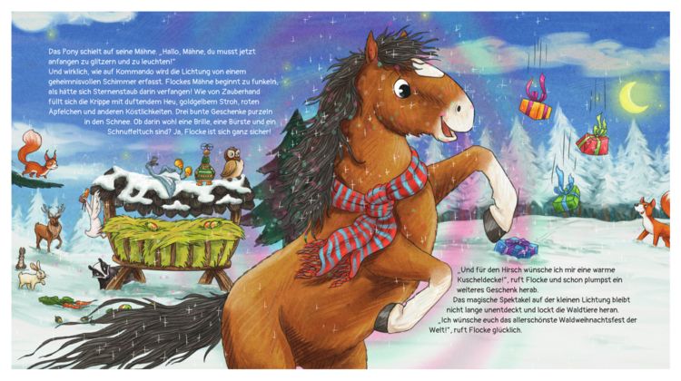 Produktbild: Flocke, das Weihnachtspony - Die magische Waldweihnacht