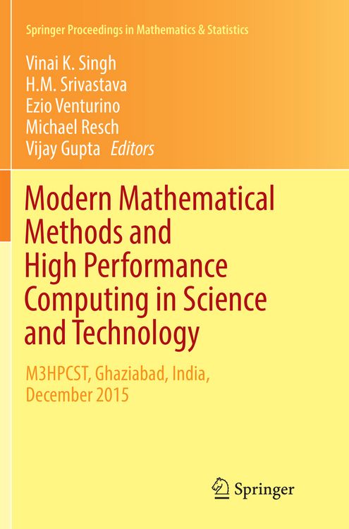 Produktbild: Modern Mathematical Methods and High Performance Computing in Science and Technology
