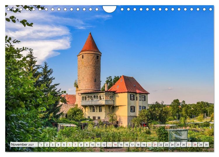 Produktbild: Dinkelsb&uuml;hl - Zw&ouml;lf Momente in der Altstadt (Wandkalender 2027 DIN A4 quer), CALVENDO Monatskalender