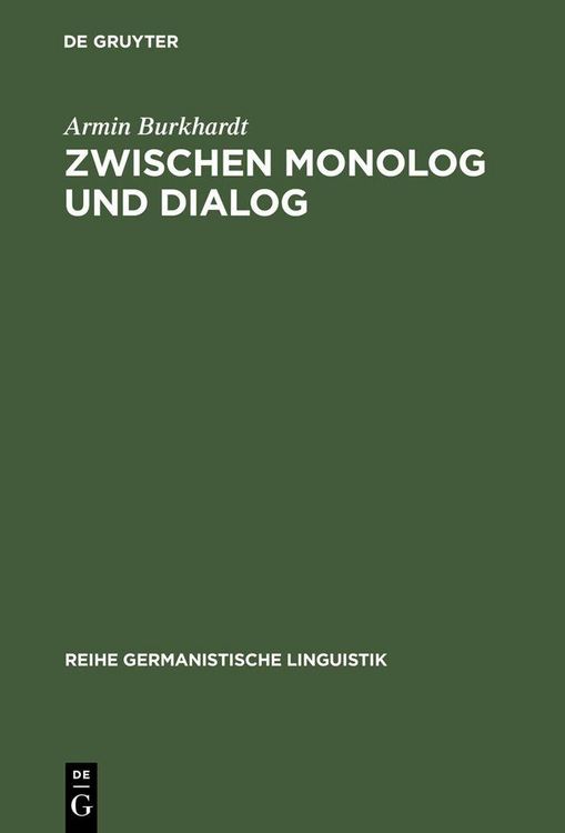Produktbild: Zwischen Monolog und Dialog