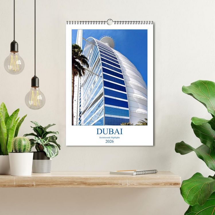 Produktbild: Dubai - faszinierende Highlights (Wandkalender 2026 DIN A3 hoch), CALVENDO Monatskalender