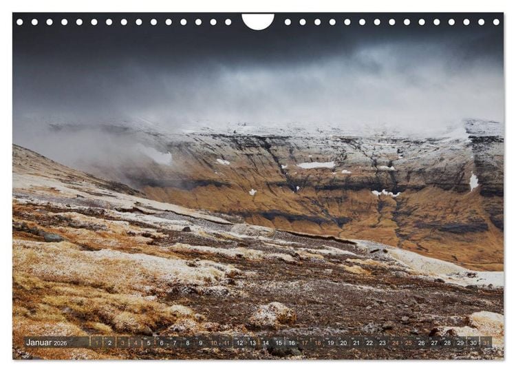 Produktbild: F&auml;r&ouml;er Inseln - Raue Landschaften im Atlantik (Wandkalender 2026 DIN A4 quer), CALVENDO Monatskalender