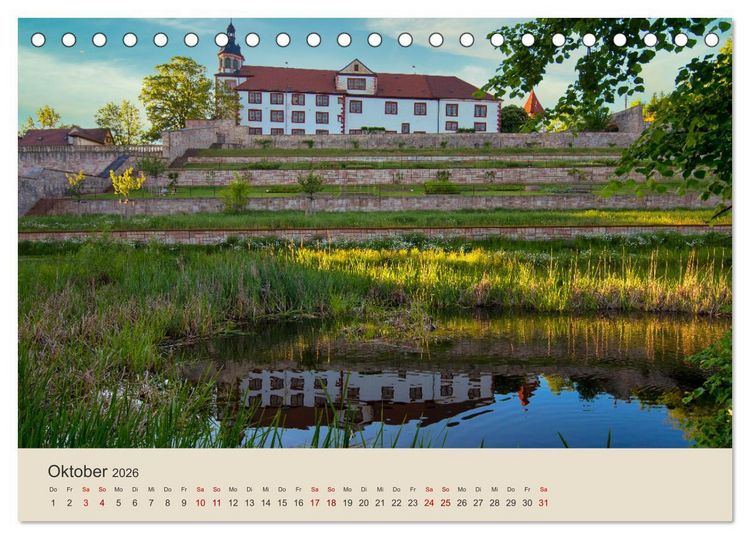 Produktbild: Sommer in Schmalkalden (Tischkalender 2026 DIN A5 quer), CALVENDO Monatskalender
