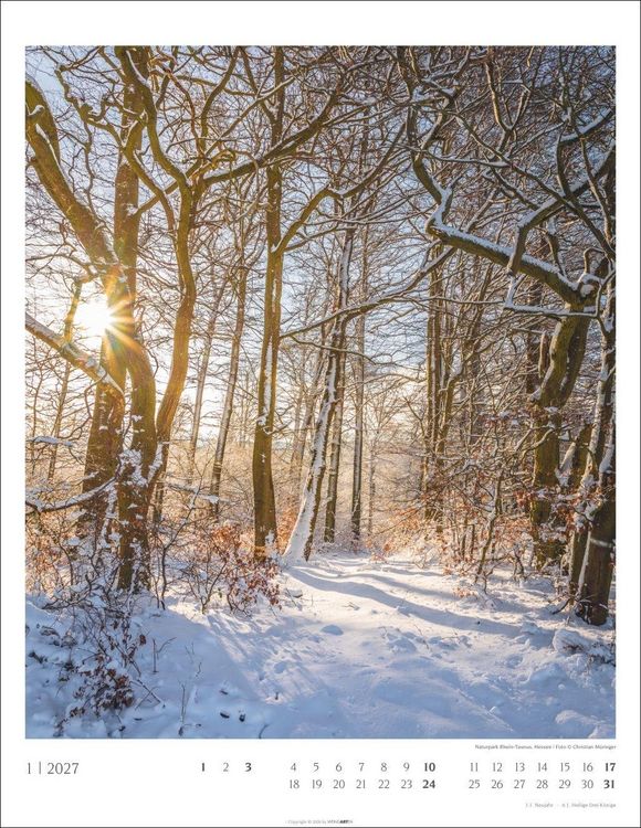 Produktbild: Heimische W&auml;lder Kalender 2027