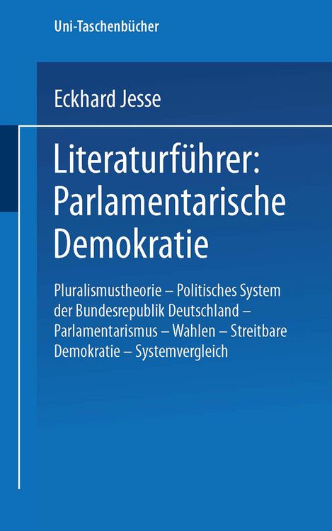 Produktbild: Literaturf&uuml;hrer: Parlamentarische Demokratie