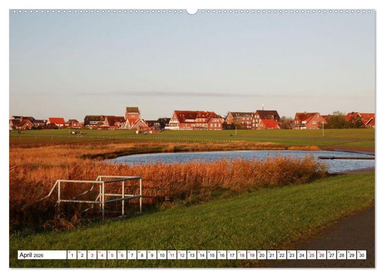 Produktbild: Insel Baltrum, Perle im Ostfriesischen Wattenmeer (hochwertiger Premium Wandkalender 2026 DIN A2 quer), Kunstdruck in Hochglanz