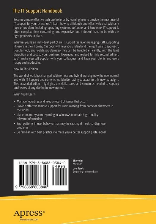 Produktbild: The IT Support Handbook