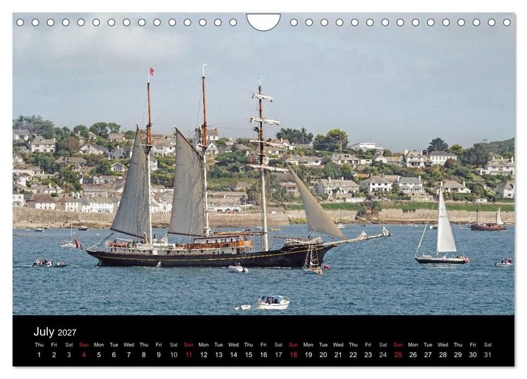 Produktbild: The Beauty of Sailing (Wall Calendar 2027 DIN A4 landscape), CALVENDO 12 Month Wall Calendar
