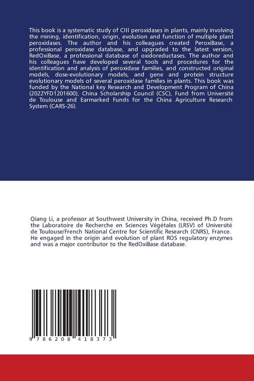 Produktbild: Global Evolutionary Analysis of CIII Peroxidases in Green Lineages
