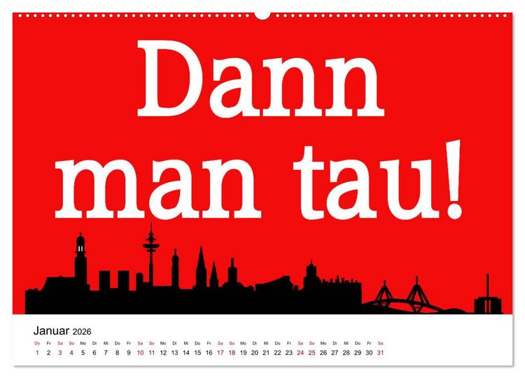Produktbild: Hamburger Schnack (hochwertiger Premium Wandkalender 2026 DIN A2 quer), Kunstdruck in Hochglanz